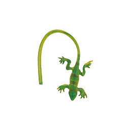 Green Yellow M-555 Exaggerated Lizard Ear Clip, Creative Gecko Ear Cuff Animal Earring for Non-Pierced Ears