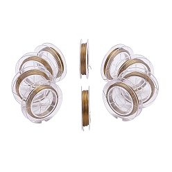 Темно-Золотистый Проволока для тигра, нержавеющая сталь с нейлоновым покрытием, темные золотарник, 0.38 мм, около 32.8 футов (10 м) / рулон