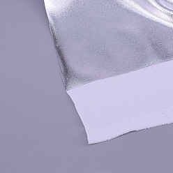 Серебро Эластичная ткань спандекс, для поделок и одежды, серебряные, 100x150 см