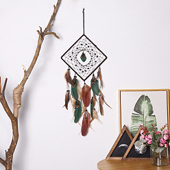 9397 Indian dream catcher wall decoration forest style creative triangle dream catcher wall hanging wind chime i