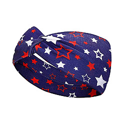 Темно-синий  Шифер Тканевая повязка на голову в честь Дня независимости, звездные аксессуары для волос, темный сланец синий, 240x100 мм