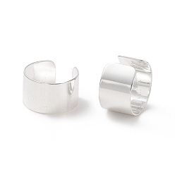 Silver 304 Stainless Steel Ear Cuff Findings, Silver, 10x9x6mm