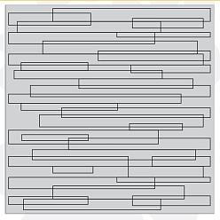 Stripe Clear Silicone Stamps, for DIY Scrapbooking, Photo Album Decorative, Cards Making, Stripe, 140x140mm