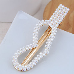 Love 110605193 Chic Pearl Hair Clip - Simple and Versatile Hairpin for Women's Hairstyles