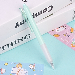 Aquamarine Ceramic Safety Pen Knifes, Pen-style Paper Cutting Knife, with Plastic Findings, Aquamarine, 145mm