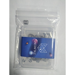 Stainless Steel Color 26PCS Letter A~Z 304 Stainless Steel Links Connectors, Stainless Steel Color, 26pcs/box