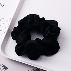 C150 Velvet-1 Silk Satin Colorful Hairband Headband Flower - 30 Colors, Versatile, Chic.