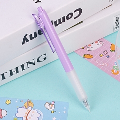Lilac Ceramic Safety Pen Knifes, Pen-style Paper Cutting Knife, with Plastic Findings, Lilac, 145mm