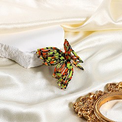 Лайм Заколки для волос в форме когтей из ацетата целлюлозы, аксессуары для волос для женщин и девочек, бабочка, желто-зеленые, 70 мм