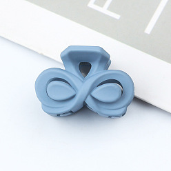 TCB-146-XP Sky Blue Butterfly Hair Clip for Women, Minimalist Claw Clip for High Ponytail and Updo Hairstyles