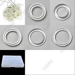 Прозрачный Смоляные пряжки, с резинками, прозрачные, 30~59.5x4~5 мм