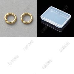 Real 14K Gold Filled 20g Brass Open Jump Rings, Bracelet Necklace Connecting Ring, DIY Jewelry Accessories, Real 14K Gold Filled, 20 Gauge, 5x0.8mm, Inner Diameter: 3.1mm, 350pcs/20g