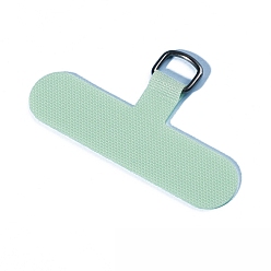 Dark Sea Green Oxford Cloth Mobile Phone Lanyard Patch, Phone Strap Connector Replacement Part Tether Tab for Cell Phone Safety, Dark Sea Green, 6x1.5x0.065~0.07cm, Inner Diameter: 0.7x0.9cm