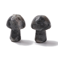 Лабрадорита Натуральный камень ларвикит гуаша, инструмент для массажа со скребком гуа ша, для спа расслабляющий медитационный массаж, грибовидный, 20~21x15~15.5 мм
