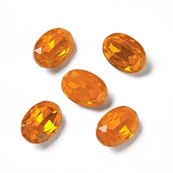 Солнце Гальваническая пластина в опаловом стиле k9 стеклянные кабошоны со стразами, задние и задние, овальные, солнце, 14x10x5 мм