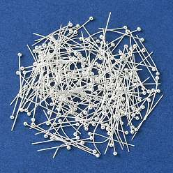 Серебро Контакты латунь шаровой головкой, без кадмия и без свинца, серебряные, 20x0.5 мм, 24 датчик, Руководитель: 2 mm