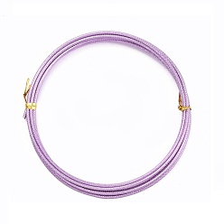 Средняя Орхидея Текстурированная алюминиевая проволока, гибкая металлическая проволока, для изготовления ювелирных изделий и цветочной проволоки, средне орхидеи, 12 датчик, 2 мм, 2 м / рулон (6.5 фут / рулон)