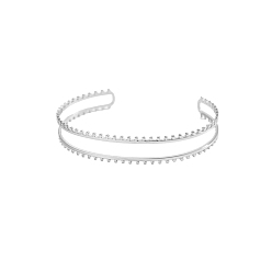 Нержавеющая Сталь Цвет 304 из нержавеющей стали манжеты браслеты, цвет нержавеющей стали, внутренний диаметр: 2.36 дюйм (6 см)