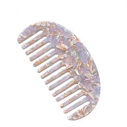 Lavender Cellulose Acetate Hair Combs, Arch, Lavender, 59x120mm