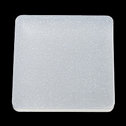 Square Rounded Corner Transparent Acrylic Stamping Blocks Tools, Decorative Stamp Blocks, for Scrapbooking Crafts Making, Clear, Square, 7x7cm