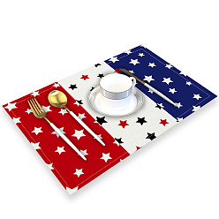 CD22-2 American Independence Day Placemat Fabric Insulation Table Mat Holiday Decoration Western Napkin Napkin