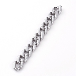 Silver Handmade Spray Painted Acrylic Curb Chains, Quick Link Chains, Silver, 22x16x5.3mm, 39.37 inces(1m)/strand