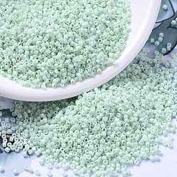 (DB1496) Непрозрачный Светлый Мятный Бусины miyuki delica, цилиндр, японский бисер, 11/0, (дб 1496) непрозрачная светлая мята, 1.3x1.6 мм, отверстие : 0.8 мм, Около 2000 шт / 10 г