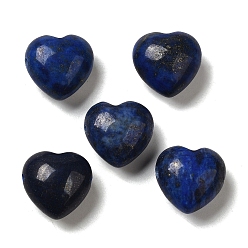 Lapis Lazuli Natural Lapis Lazuli Beads, Heart, Dyed, 14.5~15x14.5~15x8.5mm, Hole: 1.5mm