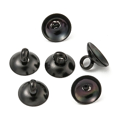 Черный 304 подвеска из нержавеющей стали, для подвесных планок, чёрные, 7 мм, отверстие : 1.8 мм