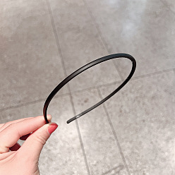 Черный Пластиковые ленты для волос, резинки для волос для женщин девочек, чёрные, 120 мм