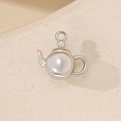 Платина Металлические подвески, чары для чайника, платина, 12x13 мм