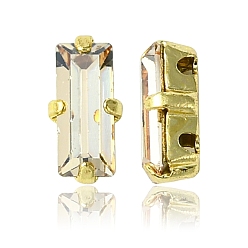 00030 235 Honey Пришивные чашки preciosa® maxima crystal, многожильных ссылки, чешский хрусталь, с настройками латуни, 719 39 090 багет, золотые, 00030 235 мед, 7x3 мм