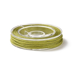 Olive Nylon Thread for Jewelry Making, Olive, 0.8mm, about 7.65~9.84 yards(7~9m)/roll