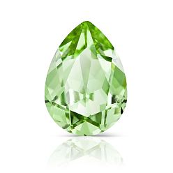 50520 Peridot Фантазийные кристаллы preciosa® maxima, чешский хрусталь, 435 16 301 груша в стиле барокко, срыв твердой мозговой оболочки, 50520 перидот, 14x10 мм