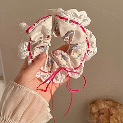 Фиолетовый Ткань эластичные аксессуары для волос, для девочек или женщин, резинка для волос / резинки для волос, фиолетовые, 130 мм