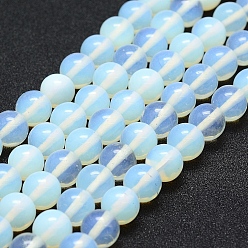 Opalite Opalite Beads Strands, Round, 8mm, Hole: 1mm, about 48pcs/strand, 14.96 inch(38cm)
