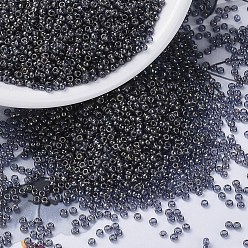 (RR2447) Непрозрачный Темно-оливковый Блеск Миюки круглые бусины рокайль, японский бисер, 8/0, (rr 2447) непрозрачный темный оливковый блеск, 3 мм, отверстие : 1 мм, Около 422~455 шт / 10 г