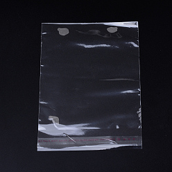 Clear Cellophane Bags, OPP Material, Adhesive, Rectangle, Clear, 15x10cm, Unilateral Thickness: 0.023mm, Inner Measure: 13x10cm
