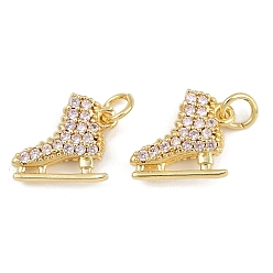 чертополох Латунные микро проложить кубического циркония прелести, коньки, с целью перехода в кольце, стойки покрытие, без кадмия и без свинца, долговечный, золотые, чертополох, 11.5x13x4 мм, отверстие : 3 мм