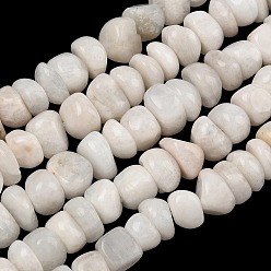 Rainbow Moonstone Бусины из натурального радужного лунного камня, чип, 9~10x8~9x4~5 мм, отверстие : 0.7 мм, около 62 шт / нитка, 15.75'' (40 см)
