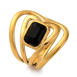 Реактивный Самолет 304 из нержавеющей стали горный хрусталь палец кольца, широкая полоса кольца, струя, 23 мм, внутренний диаметр: 17 мм