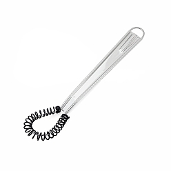 Черный 430 взбиватель яиц из нержавеющей стали, с силиконовой головкой, инструмент для выпечки своими руками, чёрные, 195x35 мм