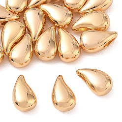 Echt 18 k vergoldet Shegrace Messingperlen, Träne, Nickel frei, echt 18 k vergoldet, 11x6x4.5 mm, Bohrung: 3.5x0.5 mm