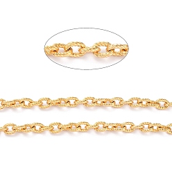 Настоящее золото 18K 3.28 ионное покрытие ножек (IP) 304 цепи из нержавеющей стали, несварные, золотые, ссылка: 7x5.5x1.5 mm
