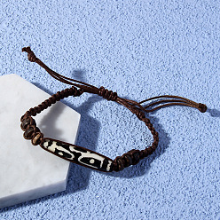 coffee Ethnic Style Handmade Coconut Shell Bracelet - Vintage Bohemian Jewelry