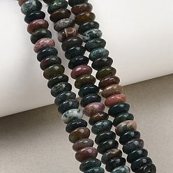 (RRHB277) Кристалл на подкладке из медово-бежевого цвета Природного индийского агата бисер нитей, блюдце бусины, рондель, 6.5x3 мм, отверстие : 1 мм, около 118~119 шт / нитка, 15.35 дюйм (39 см)