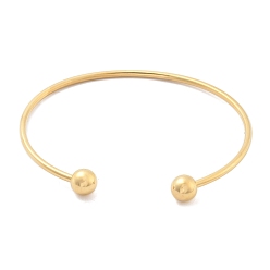 Настоящее золото 14K 304 браслеты-манжеты из нержавеющей стали, браслеты с крутящим моментом для женщин, ионное покрытие (ip), реальный 14 k позолоченный, внутренний диаметр: 2-1/2x3-1/4 дюйм (6.5x8.4 см)