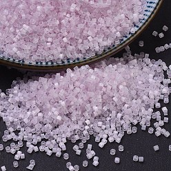 (DB0675) Pale Pink Silk Satin MIYUKI Delica Beads, Cylinder, Japanese Seed Beads, 11/0, (DB0675) Pale Pink Silk Satin, 1.3x1.6mm, Hole: 0.8mm, about 2000pcs/bottle, 10g/bottle