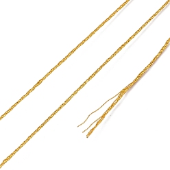 Verge D'or Fil métallique à plusieurs épaisseurs, pour la broderie et la fabrication de bijoux, ronde, verge d'or, 6mm, environ 0.5 yards (54.68m)/rouleau