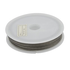 Raw Проволока для тигра, нержавеющая сталь с нейлоновым покрытием, сырой, 0.35 мм диаметром, около 164.04 футов (50 м) / рулон